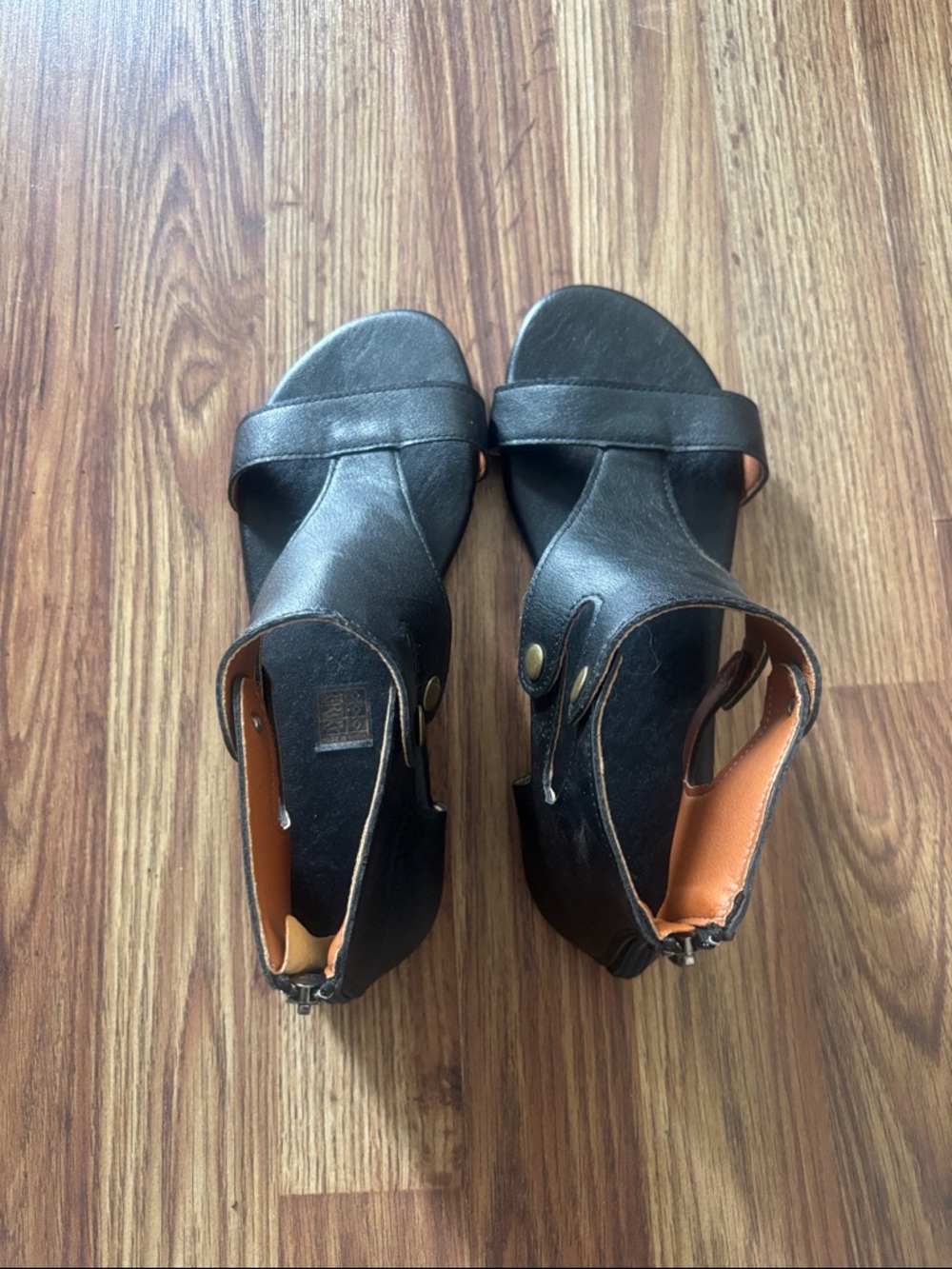 Women’s Black Ankle Sandals - Picture 5 of 5